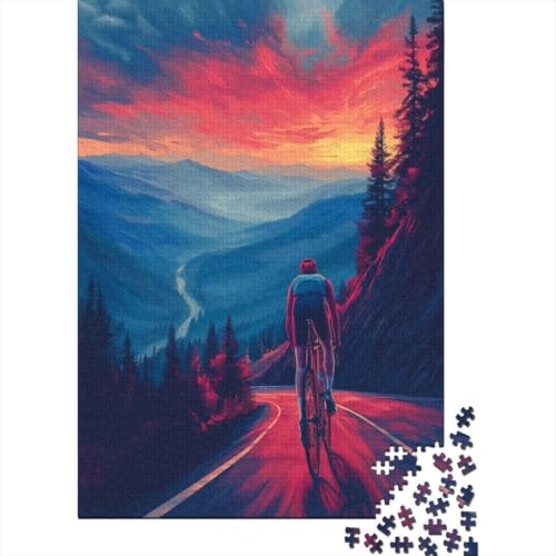 Mountainbike Puzzle 1000 Teile Puzzle Für Erwachsene Und Kinder Ab 14 Jahren Puzzel 1000pcs (75x50cm) von EOADVBZGR