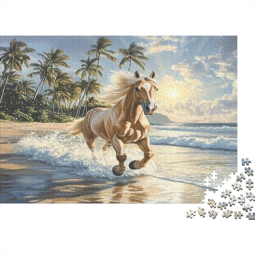 Pferd Puzzle 1000 Teile Puzzle Für Erwachsene Und Kinder Ab 14 Jahren Puzzel 1000pcs (75x50cm) von EOADVBZGR