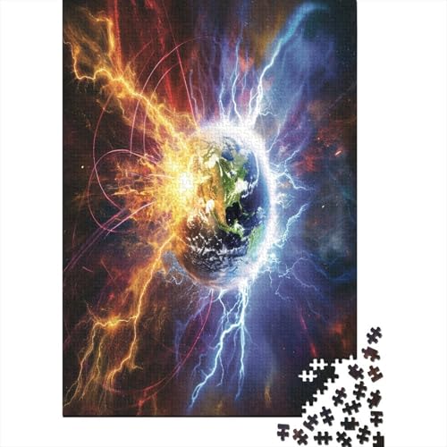 Planetarischer Einfluss auf die Erde Puzzle 1000 Teile Puzzle Für Erwachsene Und Kinder Ab 14 Jahren Puzzel 1000pcs (75x50cm) von EOADVBZGR