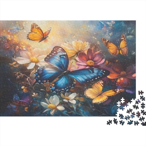 Schmetterling Puzzlespiel 1000 Teile Puzzle Für Erwachsene Und Kinder Ab 14 Jahren, Puzzle-Motiv Erwachsenen Puzzlespiel Puzzel 1000pcs (75x50cm) von EOADVBZGR