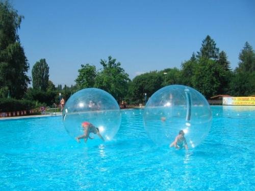 Walk On Water Ball zum Laufen auf dem Wasser, 2 m, CE-geprüft, aufblasbar, mit TIZIP-Reißverschluss von Skyrunner