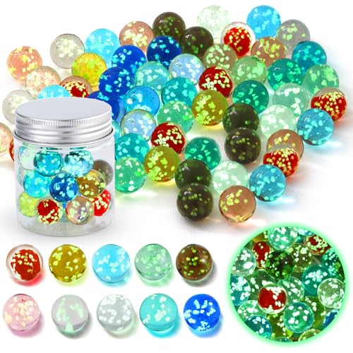 EOGRFW 20 Stück Leuchtmurmeln Kinder, 16mm Glasmurmeln Leuchten im Dunkeln, Bunte Glasmurmeln, Murmeln Glas für Murmelspiel Marmorbahn-Spiel Heimdekoration DIY-Projekte, 10 Farben EOGRFW 20 Stück Leuchtmurmeln Kinder, 16mm Glasmurmeln Leuchten im Dunkeln, Bunte Glasmurmeln, Murmeln Glas für Murmelspiel Marmorbahn-Spiel Heimdekoration DIY-Projekte, 10 Farben von EOGRFW