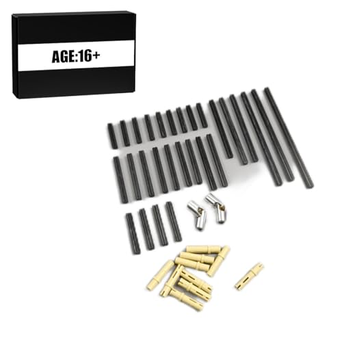 EOOR Mini Bauklötze Set, Metall-Kardangelenk + Kohlefaser Kreuzachse für Tech Series Bauklötze Set, tolles Spielzeug und Geschenk für Kinder und Erwachsene, V3mini von EOOR