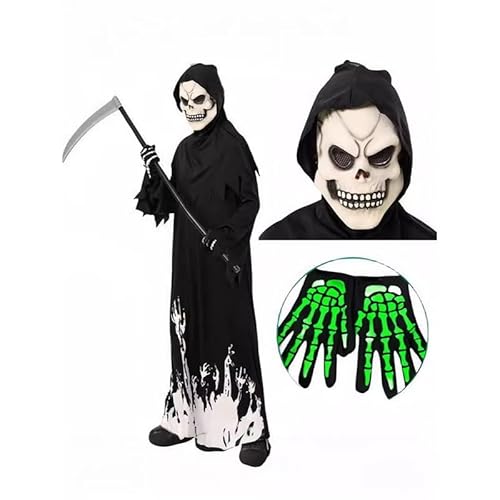 EOZY Halloween Child Scary Devil Kostüm Glow in the Dark Robe Role Play von EOZY