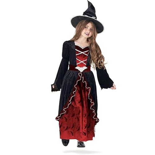 EOZY Hexenkleid für Mädchen Halloween Kostüm Cosplay Bühne Performance Kostüm für Kinder von EOZY