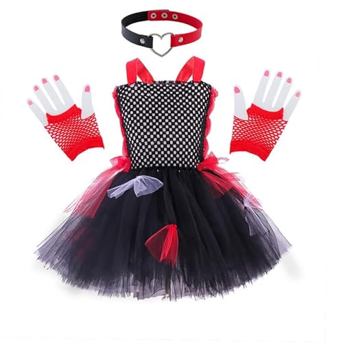 EOZY Kinder Halloween Dress up Mädchen Prinzessin Kleid Karneval Party Cosplay Vampir Tutu von EOZY