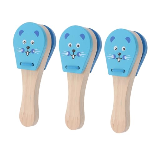 EPIGEIST 3 Stück Teiliges Holzspielzeug mit Maus Motiv Kindgerechte Holz Rasseln und Kastagnetten Handliche Percussion Instrumente für Kleinkinder Frühmusikalische und Hand Auge EPIGEIST 3 Stück Teiliges Holzspielzeug mit Maus Motiv Kindgerechte Holz Rasseln und Kastagnetten Handliche Percussion Instrumente für Kleinkinder Frühmusikalische und Hand Auge von EPIGEIST
