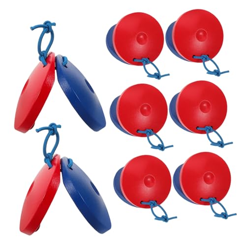 EPIGEIST 8 Stück Kinderrhythmusinstrumente Handschlaginstrumente Musikalische Kastagnetten Instrument Finger Castanets Kastagnettenspielzeug für Babyinstrument Holz EPIGEIST 8 Stück Kinderrhythmusinstrumente Handschlaginstrumente Musikalische Kastagnetten Instrument Finger Castanets Kastagnettenspielzeug für Babyinstrument Holz von EPIGEIST