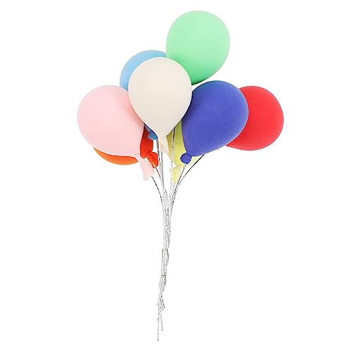 EPIGEIST 8 Stück Mini-luftballons Aus Ton Winzige Ballonornamente Ballonbogen-kit Große Luftballons Nachfüllbare Wasserballons Spiral- Ballongirlande Mini-ballon Miniatur-puppenhaus-ballon von EPIGEIST