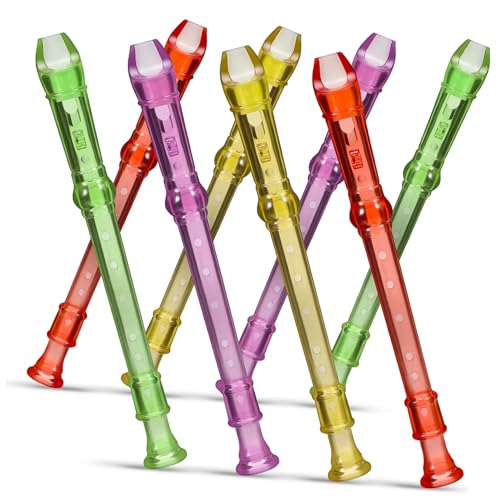 EPIGEIST 8 Stück Teiliges Transparente Plastik Mini Blockflöten für Anfänger Musikinstrumente zum Üben und Lernen Geeignet für Altersgruppen EPIGEIST 8 Stück Teiliges Transparente Plastik Mini Blockflöten für Anfänger Musikinstrumente zum Üben und Lernen Geeignet für Altersgruppen von EPIGEIST