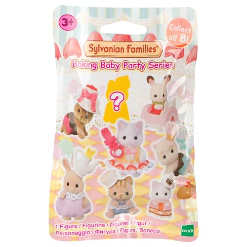 Sylvanian Families - 5765 Sammelfiguren Serie 13 Baby Kuchenparty, Tierfigur, detailreiches Spielzeug für Kinder ab 3 Jahren von Sylvanian Families