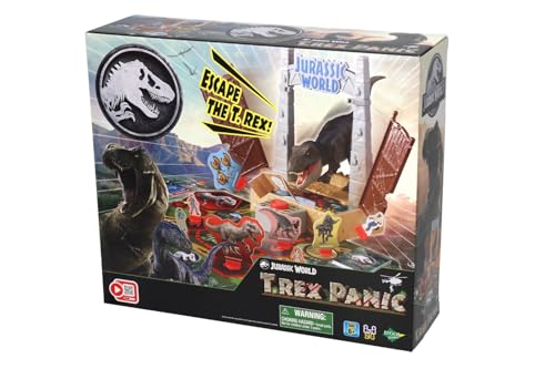 EPOCH Games, Jurassic World - T-Rex Panic, 7514, Dinosaurier Spielzeug, Brettspiel für Kinder ab 6 Jahren von EPOCH