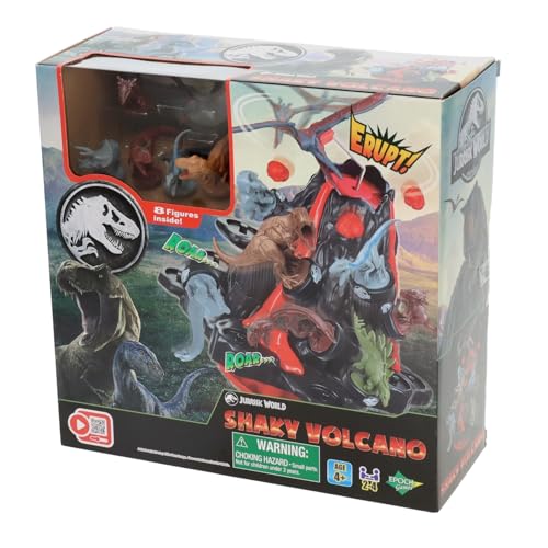 EPOCH Games - Jurassic World Shaky Volcano, 7509, Dinosaurier Spielzeug, Brettspiel für Kinder ab 4 Jahren von EPOCH Games