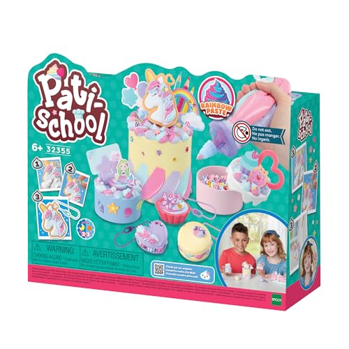 EPOCH Pati-School- Frost 'n' Decorate Rainbow Paste Craft Kit, 32355, mehrfarbig von EPOCH