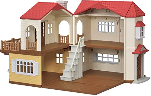 Sylvanian Families 5383 Stadthaus mit Licht Geschenkset Schokoladenhasen von EPOCH