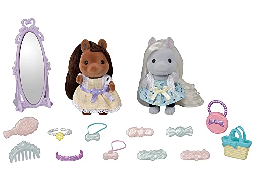 Sylvanian Families 5650 Süße Pony Freunde - Figuren für Puppenhaus von EPOCH