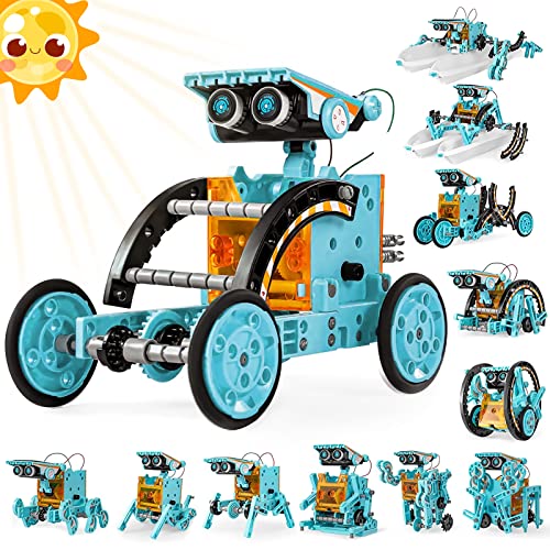 EPPO Geschenk Junge 8 9 10 11 12 Jahre, Solar Roboter Kinder ab 8 9 10 11 12, STEM Experimente für Kinder, Spielzeug ab 8 9 10 11 12 Jahre Jungen von EPPO