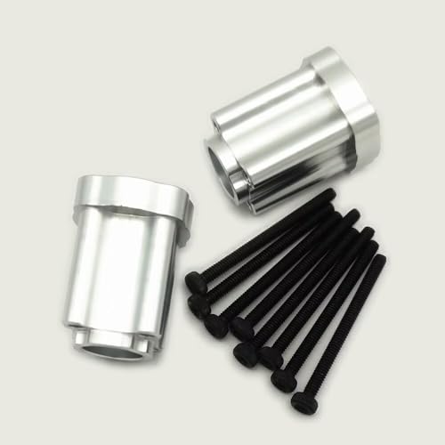 Aluminium Hinterachse Mount Gerade Achsträger Silber für Losi 1/18 Mini LMT LOS214043 von EPTNNASO