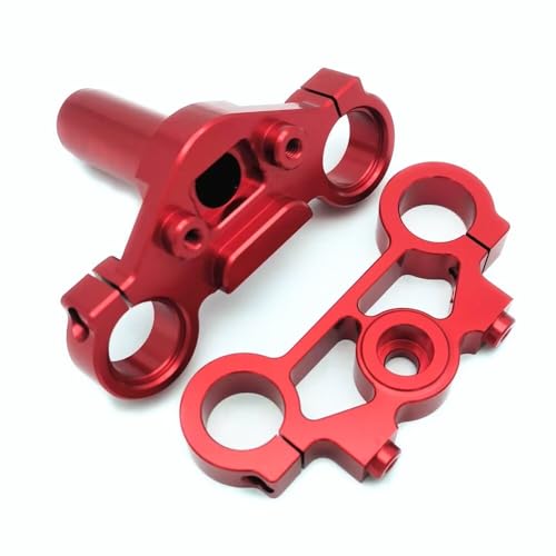 Aluminium Triple Clamp Red for Losi 1/4 Promoto MX LOS264004 von EPTNNASO