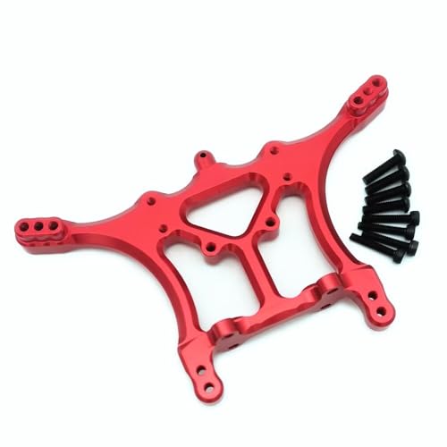 Stoßdämpferhalterung aus Aluminium, für Traxxas 1/10 Slash Rustler Stampede Bigfoot Ford 3638, Rot von EPTNNASO