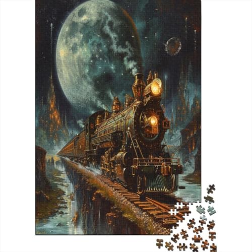 Dampfzug Puzzle 1000 Teile Puzzle Für Erwachsene Und Kinder Ab 14 Jahren Puzzel 1000pcs (75x50cm) von EQKDBFVHS