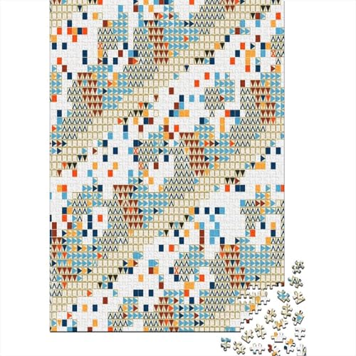 Geometrische Muster Puzzle 1000 Teile,Puzzle Für Erwachsene, Impossible Puzzle,Puzzle 1000 Puzzle Home DekoRatteion Puzzle,Erwachsenenpuzzle Puzzel 1000pcs (75x50cm) von EQKDBFVHS