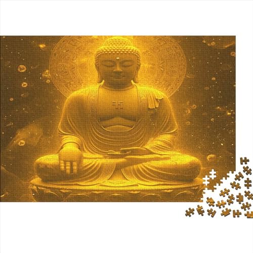 Künstlerische Buddha Statuen Puzzlespiel 1000 Teile Puzzle Für Erwachsene Und Kinder Ab 14 Jahren, Puzzle-Motiv Erwachsenen Puzzlespiel Puzzel 1000pcs (75x50cm) von EQKDBFVHS