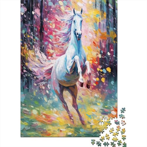 Pferd Puzzle 1000 Teile Für Erwachsene Und Kinder Ab 14 Jahrenfür Stressabbauer Puzzlespiel Erwachsenen Puzzlespiel Puzzel 1000pcs (75x50cm) von EQKDBFVHS