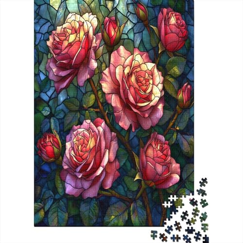 Rose 1000 Teile Puzzle, Puzzles Für Erwachsene, 1000 Teile Puzzlespiel Für Jugendliche & Erwachsene Puzzlespiel Puzzel 1000pcs (75x50cm) von EQKDBFVHS