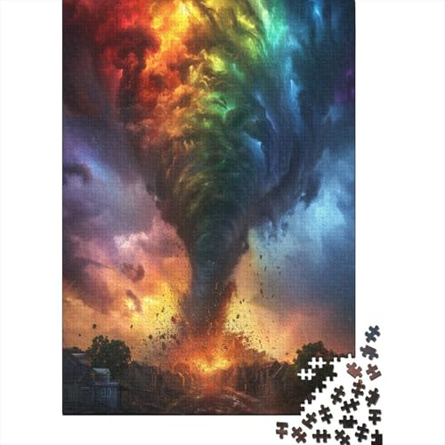 Tornado Puzzle 1000 Teile - Puzzle Für Erwachsene, Puzzle, Puzzlespiel Erwachsenen Puzzlespiel Puzzel 1000pcs (75x50cm) von EQKDBFVHS