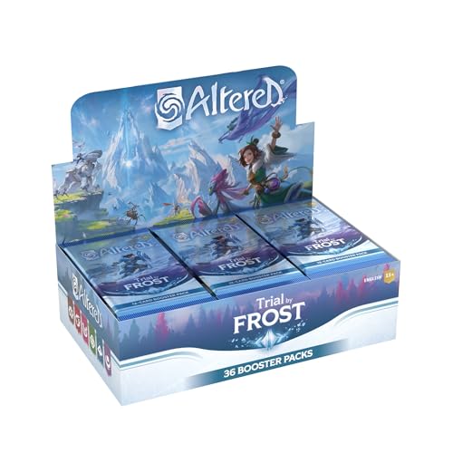 EQUINOX Altered Trial by Frost Display mit 36 Booster, Umfangreiche Deck-Erweiterung für Altered, Strategisches Kartenspiel zum Sammeln, Alter 13+ für 2 Spieler, 20-30 Minuten, Englisch von EQUINOX