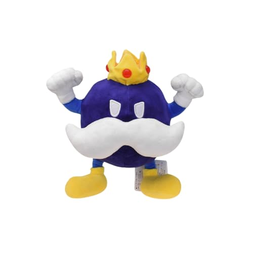 ERDBZCHU Cartoon Bomb King Plüschpuppe, Anime King Bob-omb Plüschtier, Videospiel Bombe Modellierung Plüschtier, Kinder Junge Geschenk Dekoration von ERDBZCHU