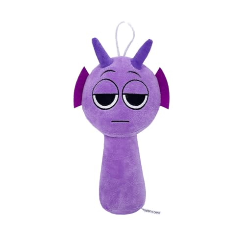 ERDBZCHU Sprunki Plüschtiere, Sprunki Spiel Plüschtiere, weiche und niedliche Plüschpuppen für Jungen Mädchen und Fans (Purple) von ERDBZCHU