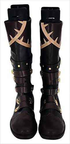 ERIMEI Manga World Cosplay Stiefel Schuhe for Genshin Impact Diluc Ragnvindr von ERIMEI