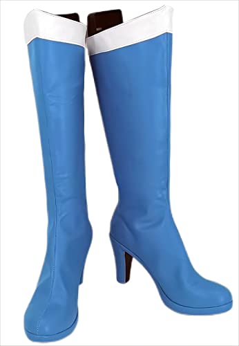 ERIMEI Manga World Cosplay Stiefel Schuhe for Pretty Guardian Sailor Moon Sailor Mercury von ERIMEI