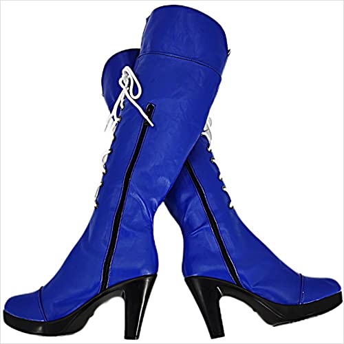 ERIMEI Manga World Cosplay Stiefel Schuhe for Pretty Guardian Sailor Moon Sailor Saturn von ERIMEI