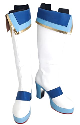 ERIMEI Manga World Cosplay Stiefel Schuhe for Uma Musume Pretty Derby Mejiro McQueen white von ERIMEI