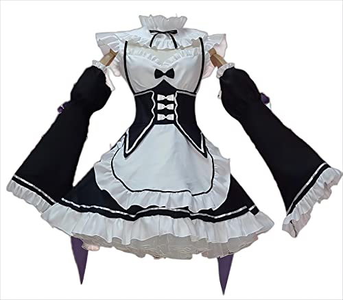 ERIMEI Mission Xiaoman Cosplay Kostüm for Re Zero Starting Life in Another World Rem black von ERIMEI