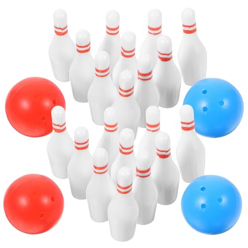 2 Sätze -Bowlingkugel Dinge Blase Miniatur für kinderspielzeug spielsachen spielzeuge Toys wundrrschön Mini-Modell Mini Bowling aus Harz ERINGOGO von ERINGOGO