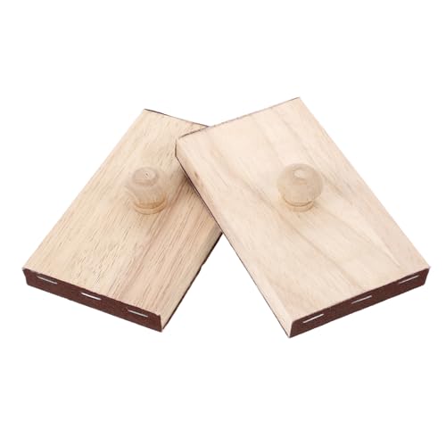 ERINGOGO Holz Kinder Castanet Jungen und Mädchen Musik Instrument Baby Spielzeug Rhythmus Percussion Musical Pädagogisches Werkzeug von ERINGOGO