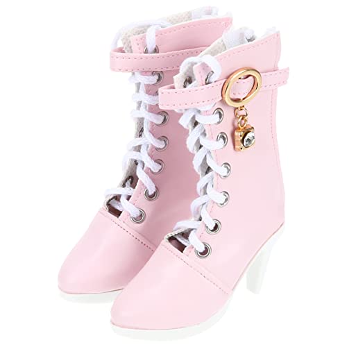 ERINGOGO Puppe High Heel Stiefel Real Look Miniatur Schuhe Jungen und Mädchen Spielzeug Dress up Zubehör von ERINGOGO