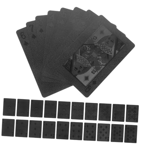 ERINGOGO 1 Packung Dicke Pokerkarten Pokerkarten Deck Pokerkarten Requisiten Für Spieltisch von ERINGOGO