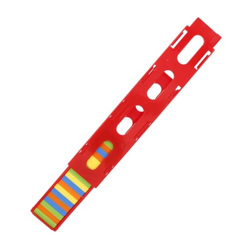 ERINGOGO 1 Sätze Domino-Zug Domino Zug Dominoes Zug Domino Zug Baukasten Kreative Zugstrecken Dominoes Zug Zubehör Kopfhörer mit offenem Ohr Domino-Auto Plastik von ERINGOGO