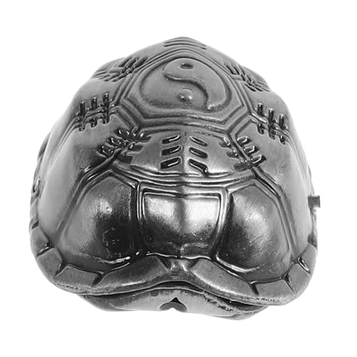 ERINGOGO 1 Satz Bagua-schildkrötenpanzer Schildkrötenbecken Gefälschter Schildkrötenpanzer Feng-Shui-wahrsagerei Schildkröten- Meeresschildkrötenspielzeug Figuren Metall Silver von ERINGOGO