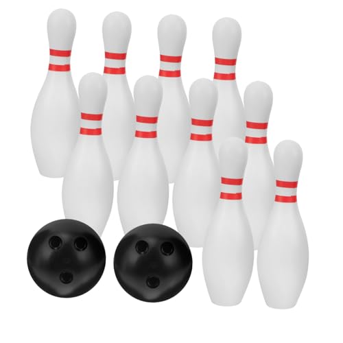 ERINGOGO Bowling Satz für Kinder Indoor Bowling Spielzeug aus Kunststoff 30cm Hohe Bowlingkegel und Bälle Spaß für Jungen und Mädchen für Drinnen und Draußen ERINGOGO Bowling Satz für Kinder Indoor Bowling Spielzeug aus Kunststoff 30cm Hohe Bowlingkegel und Bälle Spaß für Jungen und Mädchen für Drinnen und Draußen von ERINGOGO