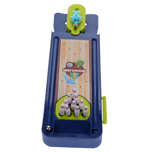 ERINGOGO 1 Satz Brettspiel-Bowling- Mini-bowlingspiel Tabletop-bowlingspiel Desktop-Bowling Bowlingspiele Für Drinnen Kleine Fingerspielzeuge Desktop-basketballspiel von ERINGOGO