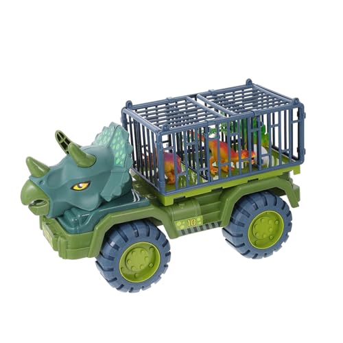 ERINGOGO 1 Satz Dinosaurier-Technik-Fahrzeugspielzeug puppenwagen kinderspielzeug Auto Autos für Jungen zurückziehen Autos für Kleinkinder 1-3 Technisches Autospielzeug Cartoon-LKW von ERINGOGO