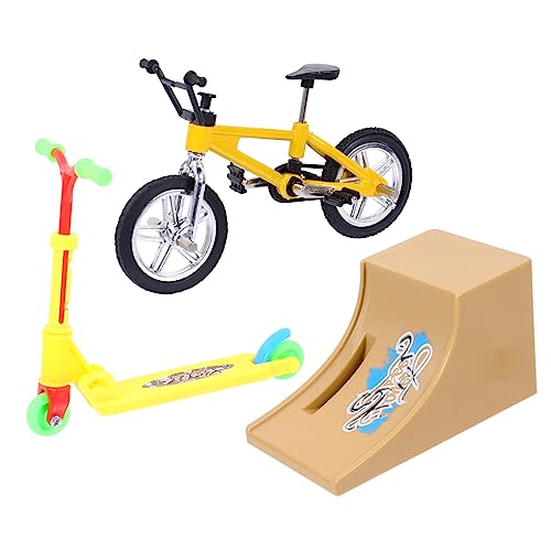 ERINGOGO 1 Set Mini Finger Spielzeuge Fingerbike Roller Rampe Fingertip Sport Für Zuhause Kreatives Fingerbike Set Für Spaß Und Geschicklichkeit von ERINGOGO