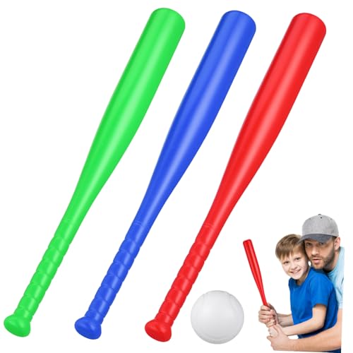 ERINGOGO 1 Satz Fledermaus Baseballschläger und Bälle Sporttrainingsball Outdoor Baseball Set für draußen kinderspielzeug Baseballbälle und -schläger Plastik von ERINGOGO