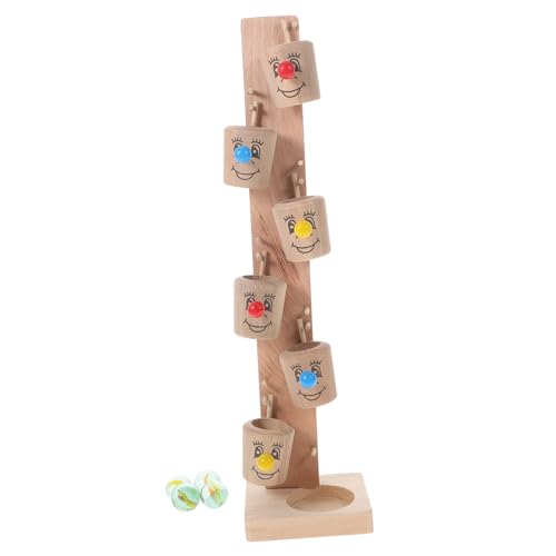 ERINGOGO 1 Satz Flippertisch für kinderspielzeug Fun Toy holzspielsachen Toys for stoffball Glaskugel- Spieltisch aus Holz Intelligenztrainingsblock Glasbombe von ERINGOGO